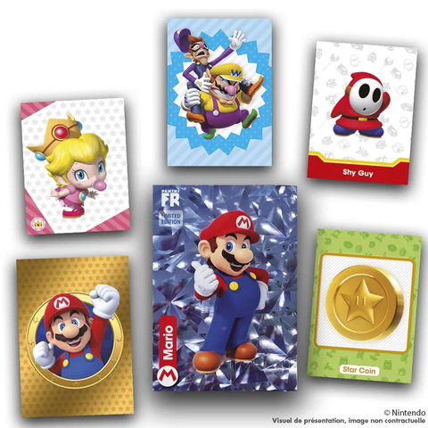 Cartes Panini - Super Mario Trading Cards - Blister 4 Pochettes